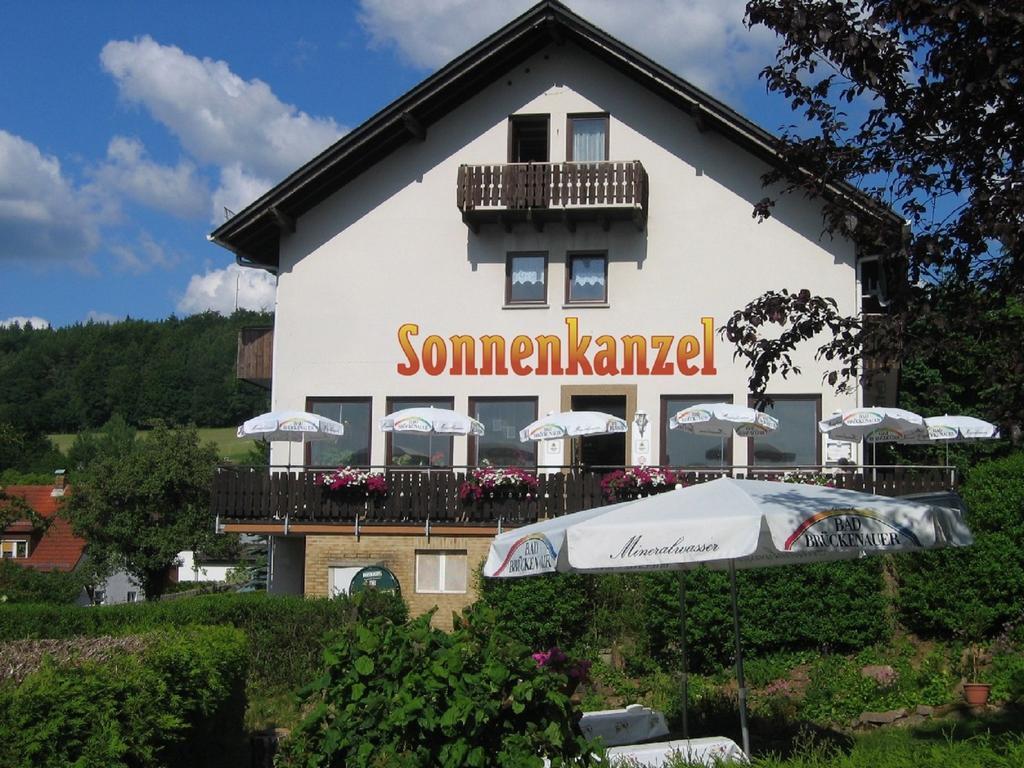 Cafe Pension Sonnenkanzel Staatsbad Brückenau Exteriér fotografie